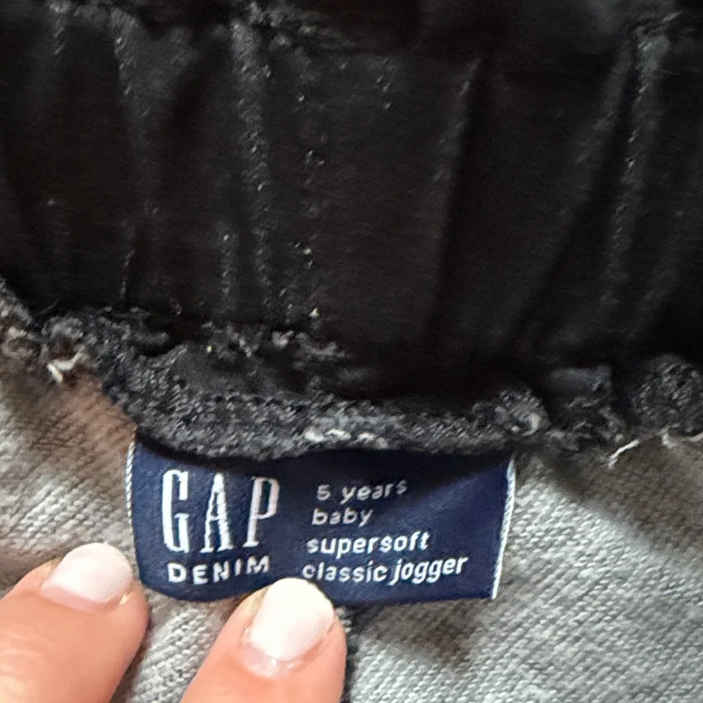 GAP Black Kids Cargo Joggers